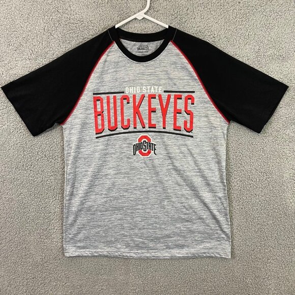 Ohio State Buckeyes Shirt Men’s Large‎ Grey Short Sleeve T-shirt - Picture 1 of 10
